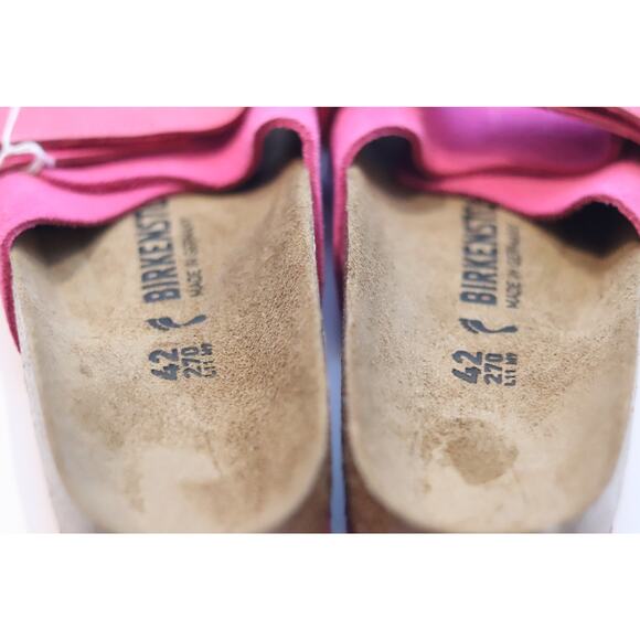 Birkenstock Oita Suede Leather Sandals Sz 42 - Picture 4 of 5